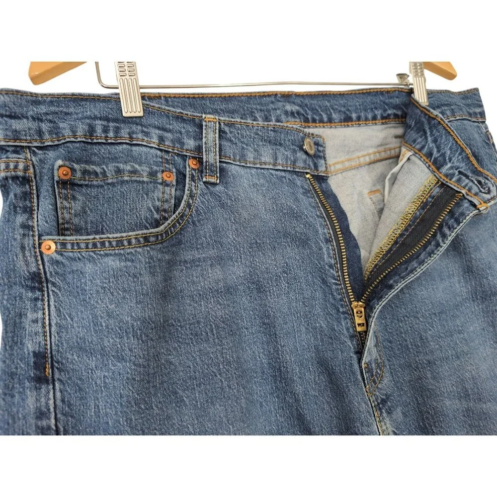 Levis 505 Jeans Mens 38 x 32 Measure 38 x‎ 28.5 Blue Straight Leg Regular Fit